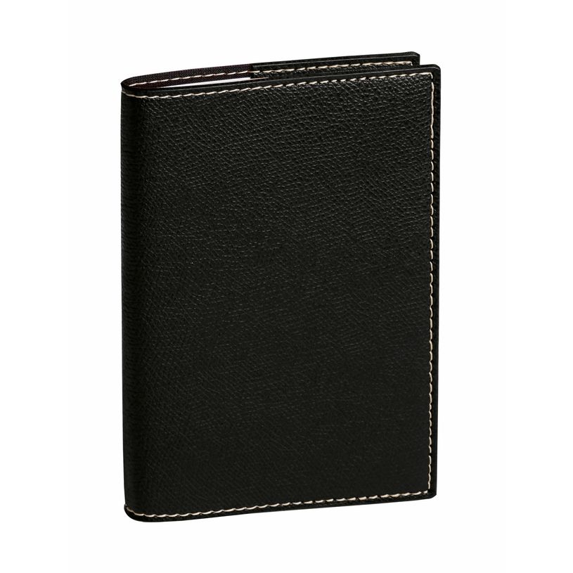 3371010124275-Agenda Club President avec répertoire - 1 semaine sur 2 pages - 21 x 27 cm - noir - Quo Va-P_79143096_1-0