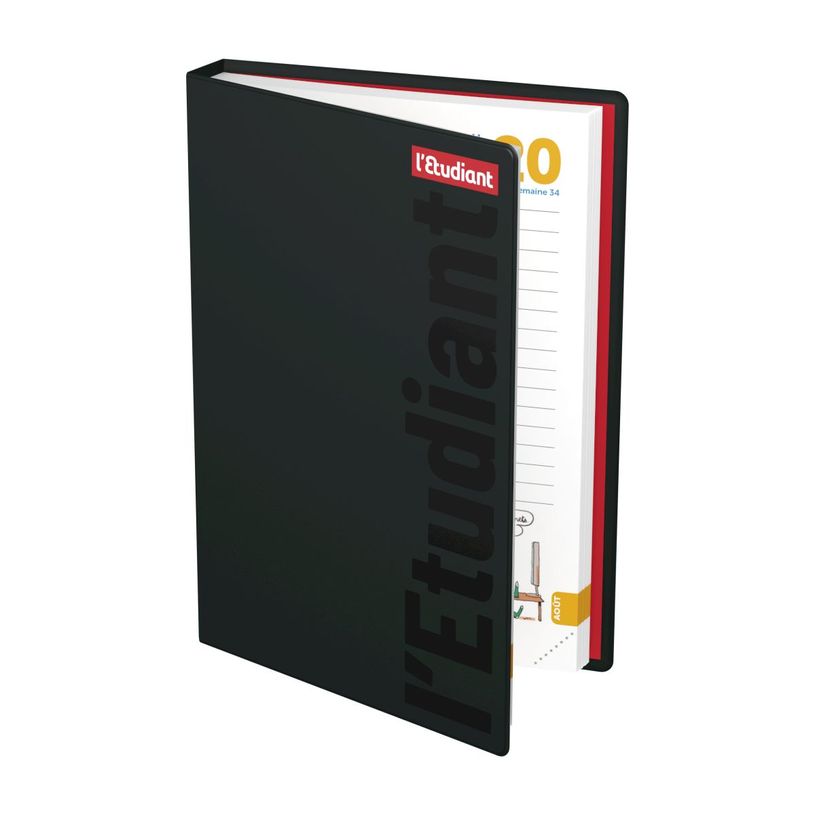 3147281940551-Agenda L'Étudiant gommé - 1 jour par page - 12 x 18 cm - différentes couleurs disponible-P_79143582_4-2