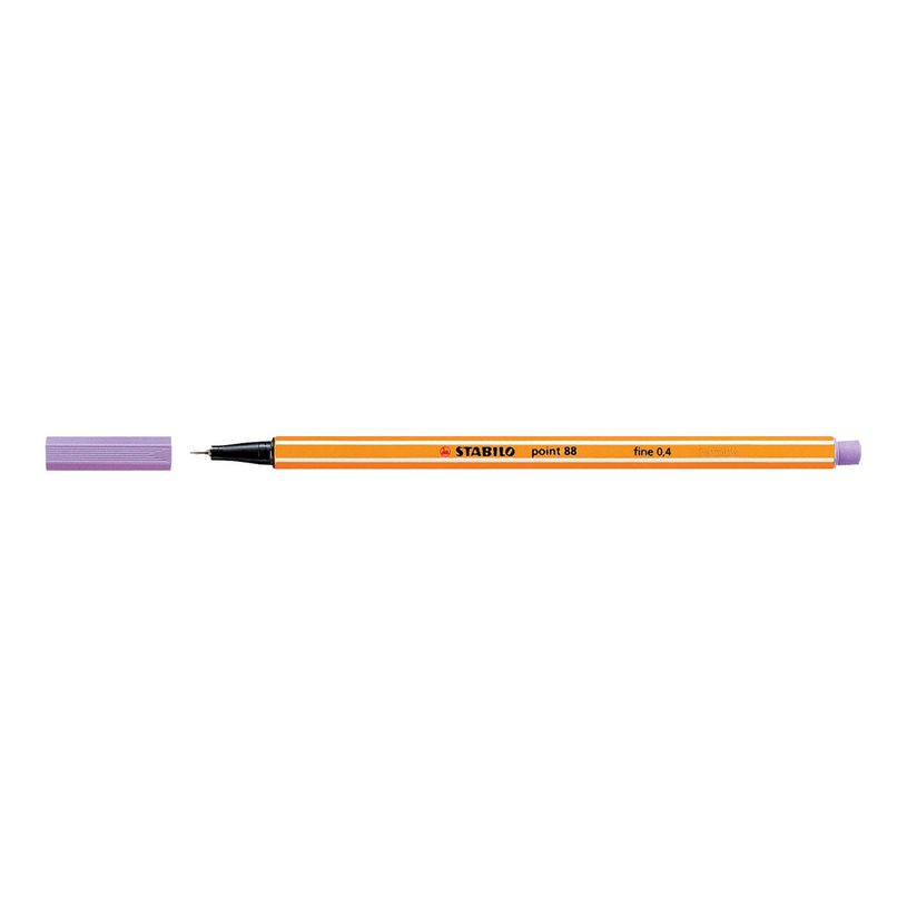 4006381186483-STABILO Point 88 - Feutre fin - 0.4 mm - lilas clair-P_79144859_1-0