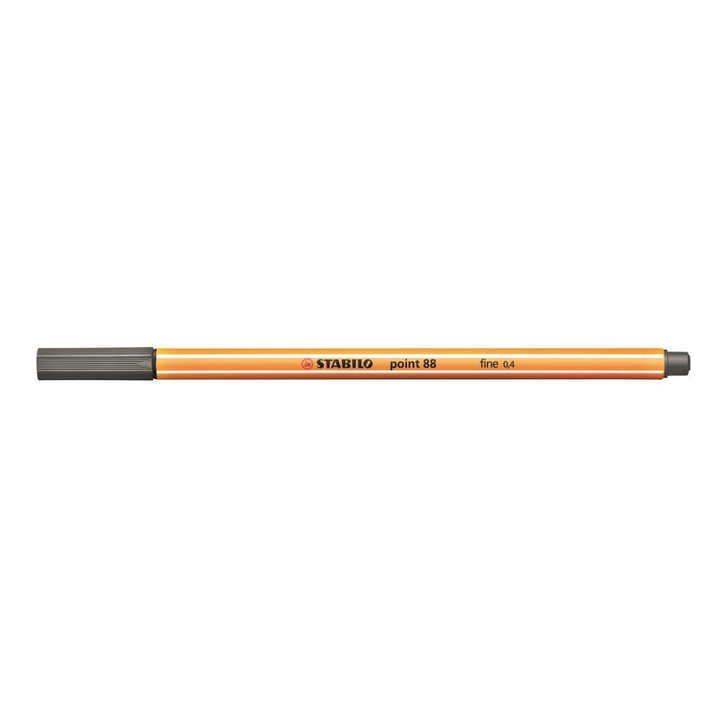 4006381333986-STABILO Point 88 - Feutre fin - 0.4 mm - gris foncé-P_79144863_1-0