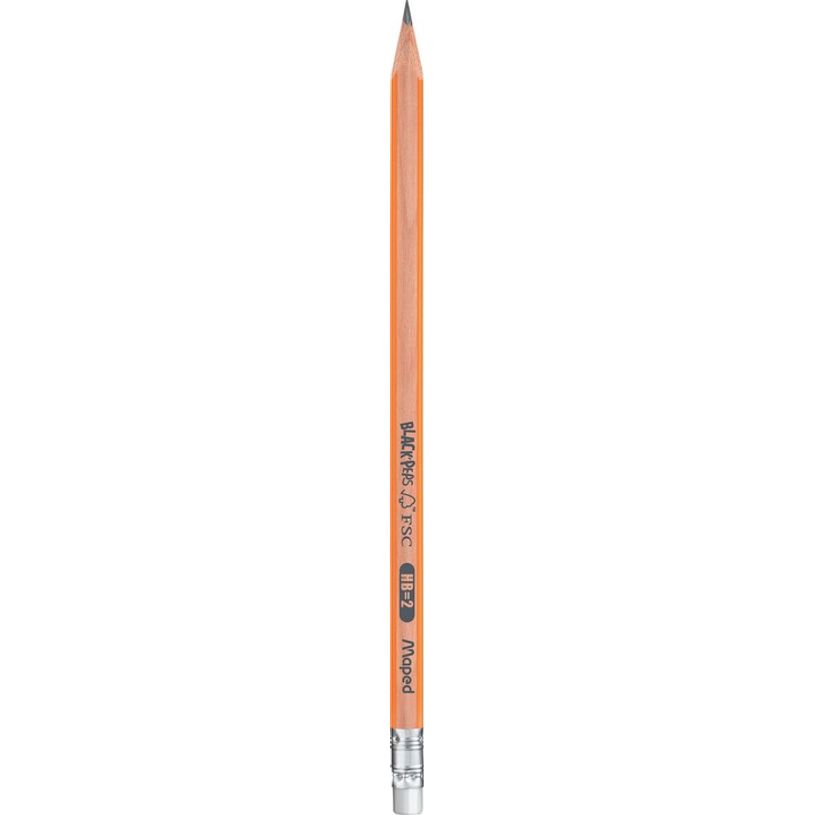 3154148517214-Maped Black'Peps - Crayon à papier - HB - 2,2 mm - embout gomme-P_79145008_2-0