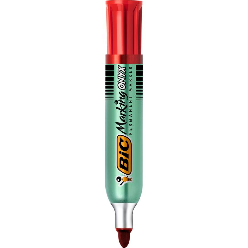 3086123009981-BIC ONYX 1482 - Marqueur permanent - pointe ogive - rouge-P_79145739_1-0
