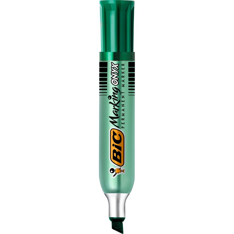 3086121481024-BIC ONYX 1481 - Marqueur permanent - pointe biseau - vert-P_79145745_1-0