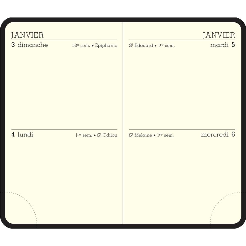 3660942001564-Agenda de poche Winner avec crayon - 2 jours par page - 6,5 x 10,5 cm - disponible dans diff-P_79146521_5-3