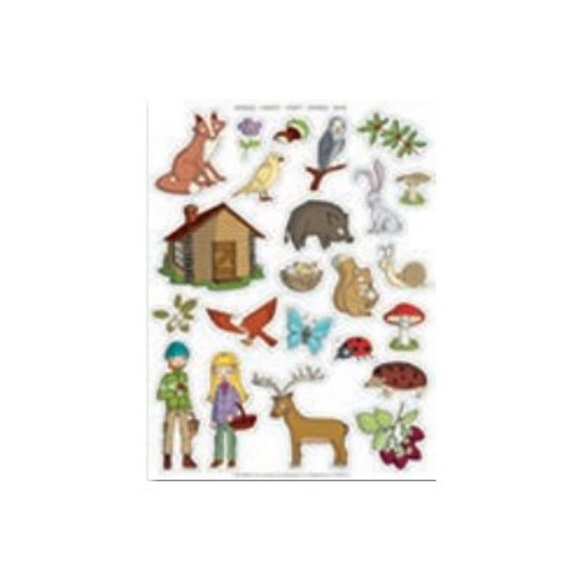 8410782114321-Apli - 3 feuilles gommettes forêt-P_79146838_1-0
