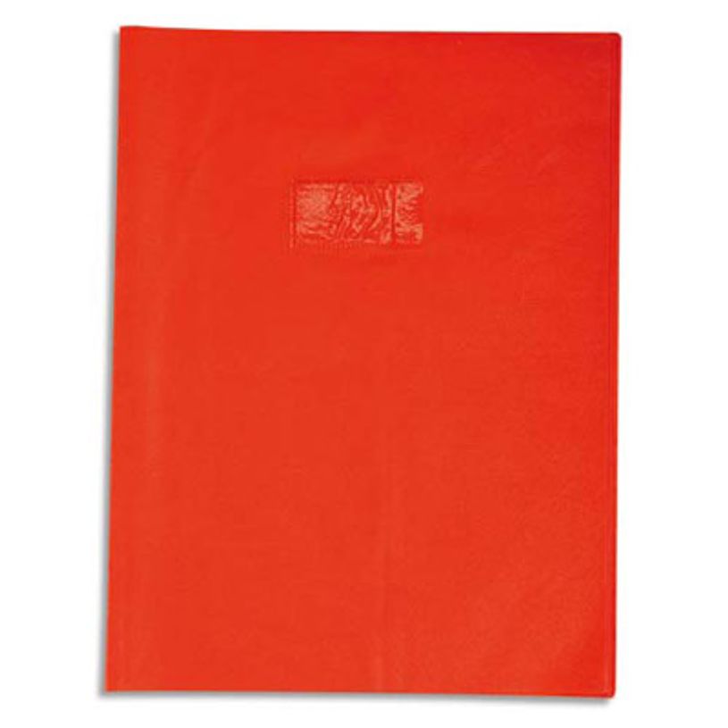 3210330724034-Calligraphe - Protège cahier sans rabat - 24 x 32 cm - rouge-P_79345631_1-0