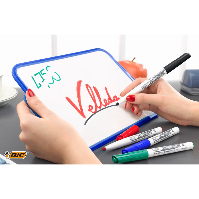 3086123002043-BIC VELLEDA 1741 - Marqueur effaçable - pointe ogive - rouge-P_79351105_5-2