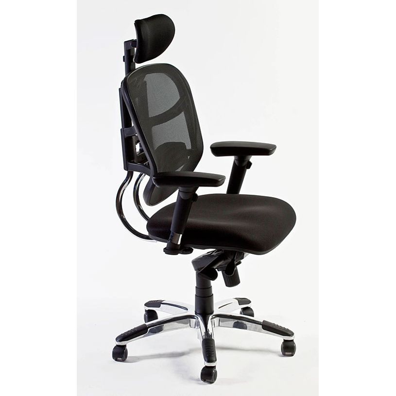 3760185022415-Fauteuil de bureau TECKNET - accoudoirs réglables - appuie-tête réglable - noir-P_79352459_2-1