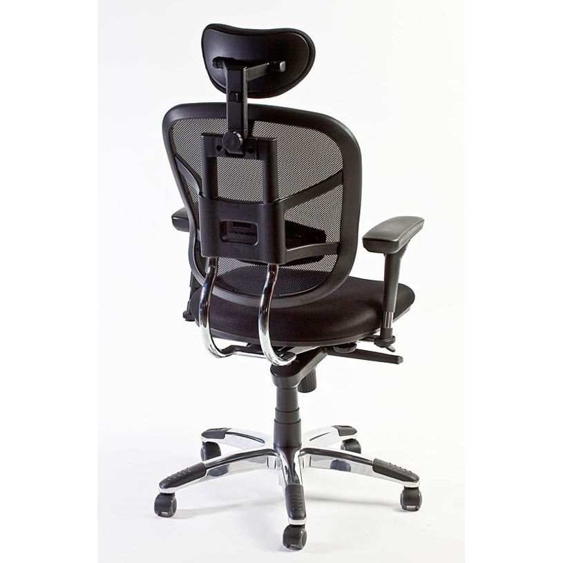 3760185022415-Fauteuil de bureau TECKNET - accoudoirs réglables - appuie-tête réglable - noir-P_79352459_4-3