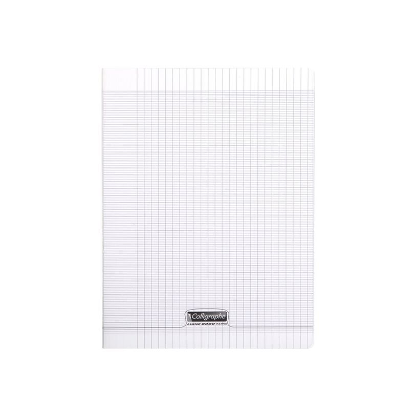 3210330181998-Calligraphe 8000 - Cahier polypro 24 x 32 cm - 96 pages - grands carreaux (Seyes) - transpa-P_79356992_1-0