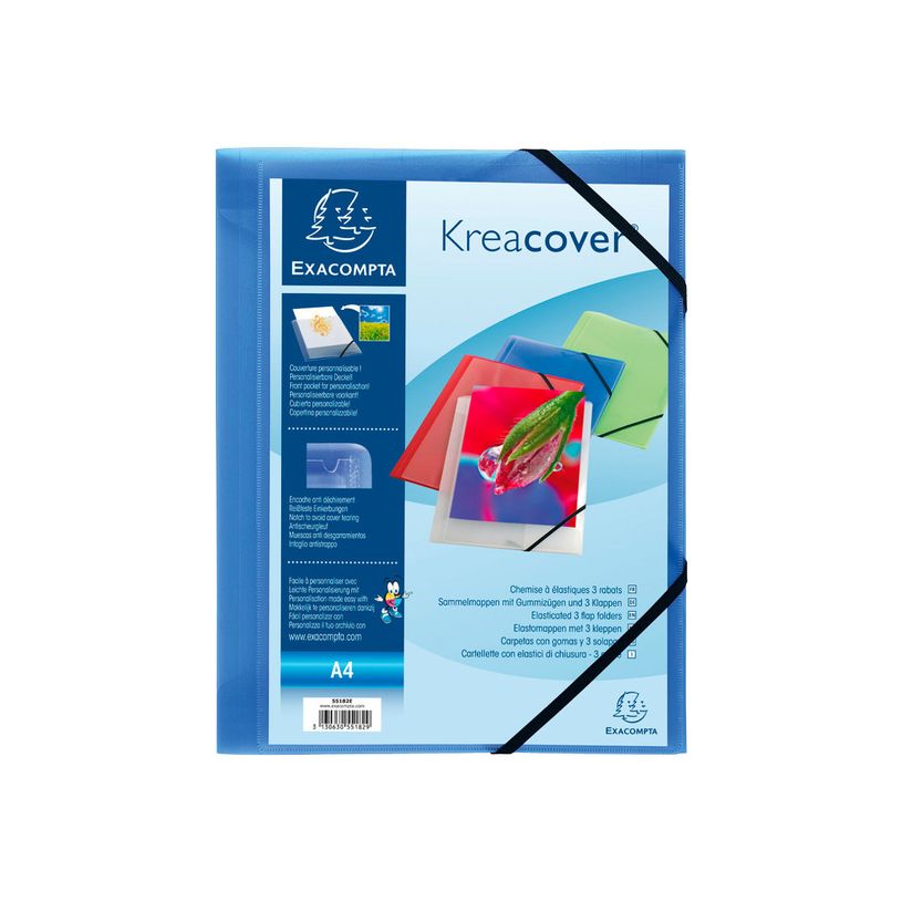 3130630551898-Exacompta KreaCover - Chemise personnalisable à rabats - A4 - disponible dans différentes-P_79359234_1-0