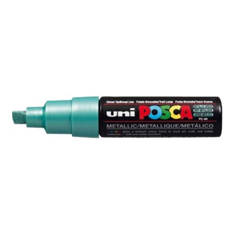 4902778113653-Posca - Marqueur peinture pointe large - vert métallique-P_79360296_1-0
