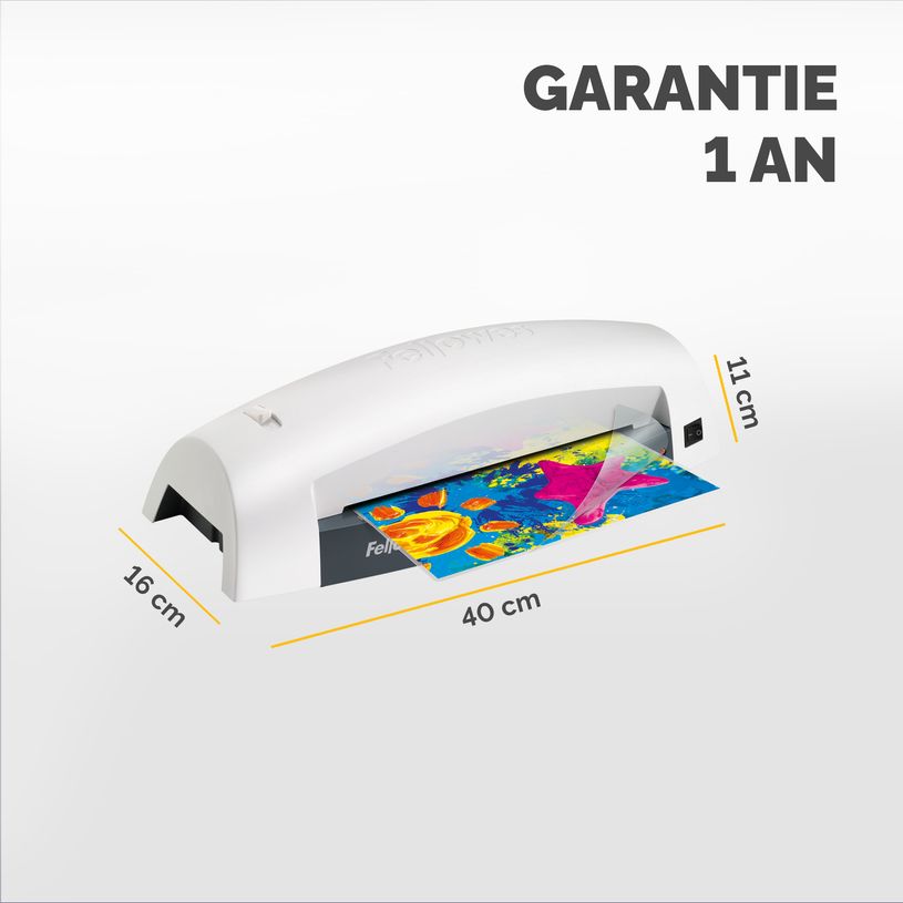 0043859624362-Fellowes Lunar A4 - Plastifieuse A4 - de 80 à 125 microns - anti-bourrage-P_79360855_9-5