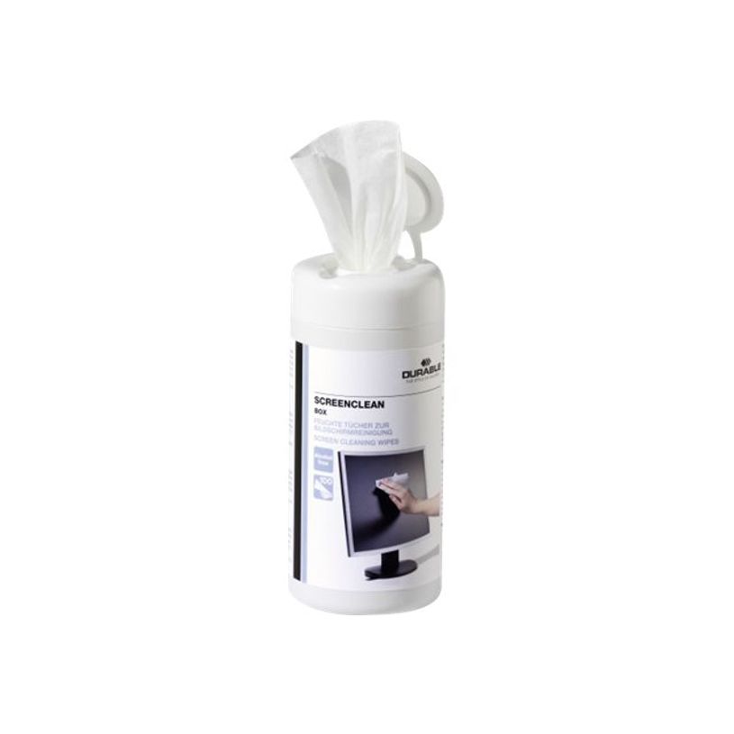 4005546570990-Durable Screenclean Box - boite de 100 lingettes imprégnées-P_79361684_2-0