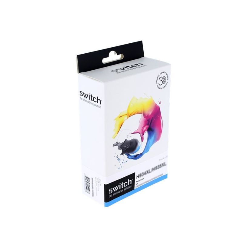 3700654202382-Cartouche compatible HP 907XL - Pack de 4 - noir, cyan, magenta, jaune - Switch -P_79363084_1-0
