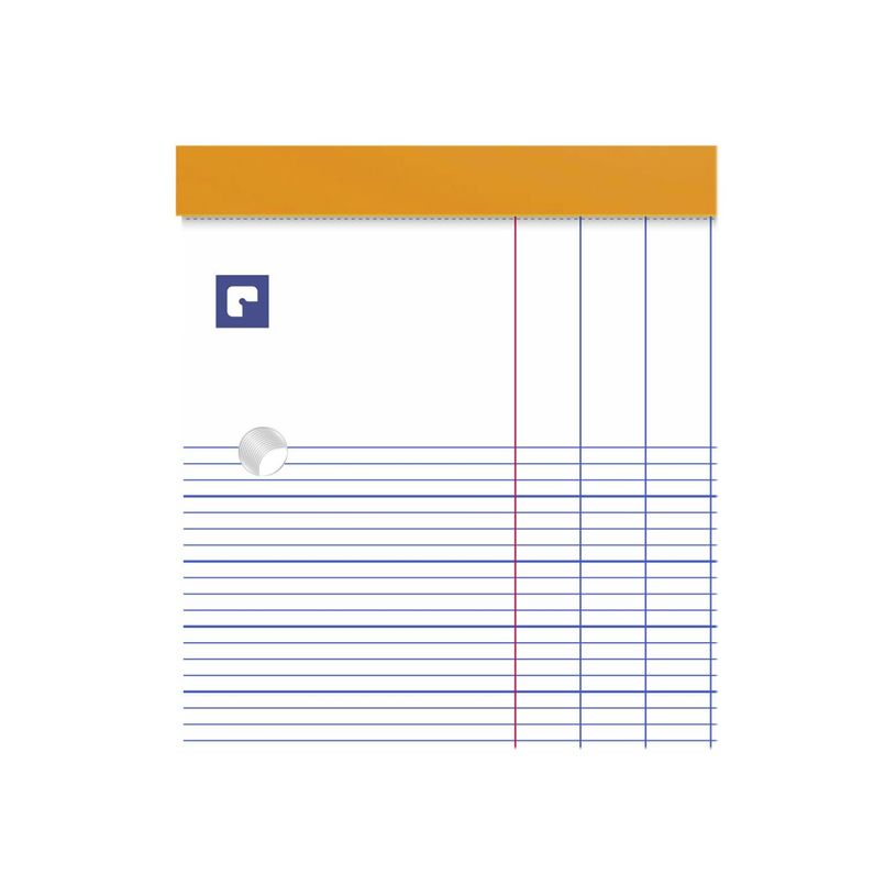 3020121069790-Oxford - Bloc notes - A4 + - 160 pages - grands carreaux - perforé - orange-P_79364061_7-5