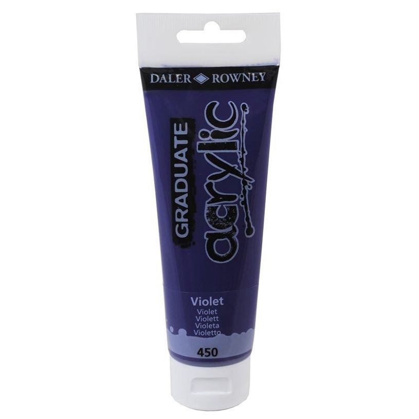 5011386020624-Daler-Rowney Graduate - Peinture acrylique - 120 ml - violet cadmium-P_79365317_1-0