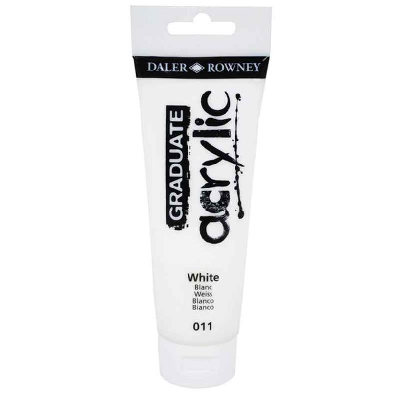 5011386020631-Daler-Rowney Graduate - Peinture acrylique - 120 ml - blanc-P_79365318_1-0