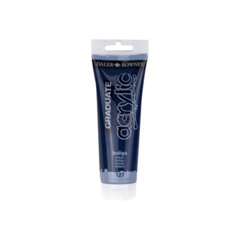 5011386062679-Daler-Rowney Graduate - Peinture acrylique - 120 ml - indigo-P_79365336_1-0
