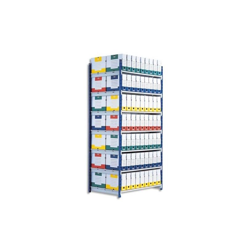 3660141140279-Paperflow Rang'Eco - Rack à étagère - élément de départ - 100 x 200 x 34 cm-P_79365923_1-0
