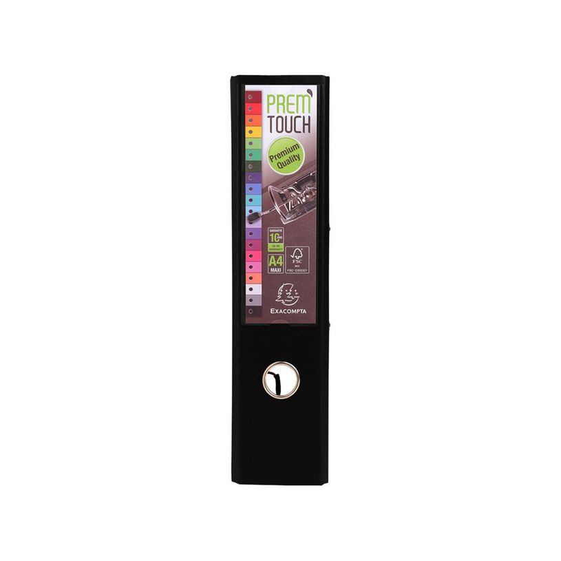 3130630533412-Exacompta Prem'Touch - Classeur à levier - Dos 80 mm - A4 Maxi - pour 715 feuilles - noir-P_79368859_3-2