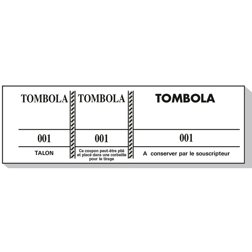 3130632965006-10 Blocs tombola 3 volets de 100 tickets - 4.8 X 15 cm- numérotés - couleurs assorties-P_79369926_2-1