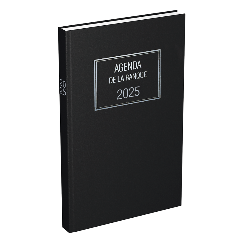 3147281105158-Lecas - Agenda Banquier Large - 1 jour sur 2 pages - 1er volume - 18 x 29 cm - noir-P_79370338_2-0