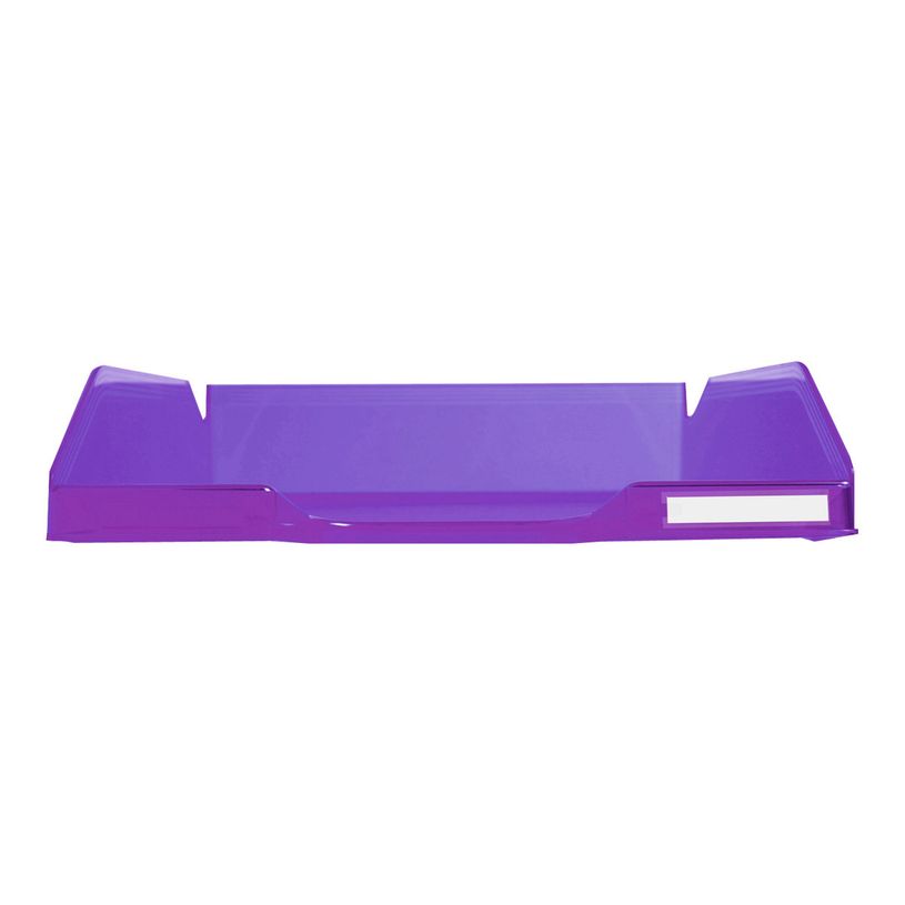 9002493016279-Exacompta COMBO - Corbeille à courrier violet translucide-P_79372517_1-0