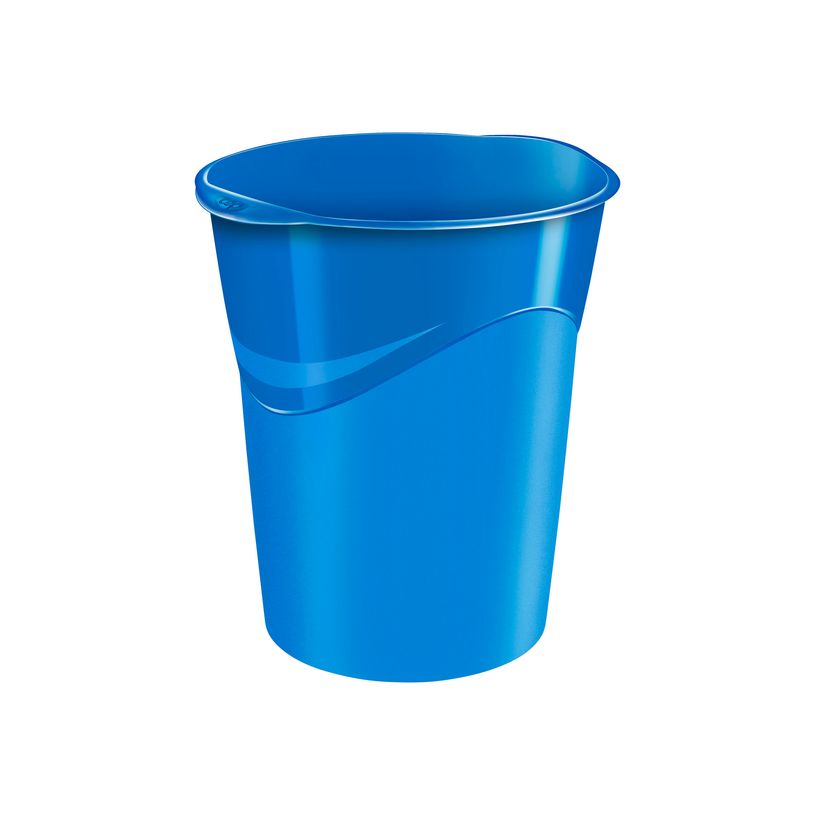 3462159001302-CEP Gloss - Corbeille à papier 14L - bleu océan-P_79382575_1-0