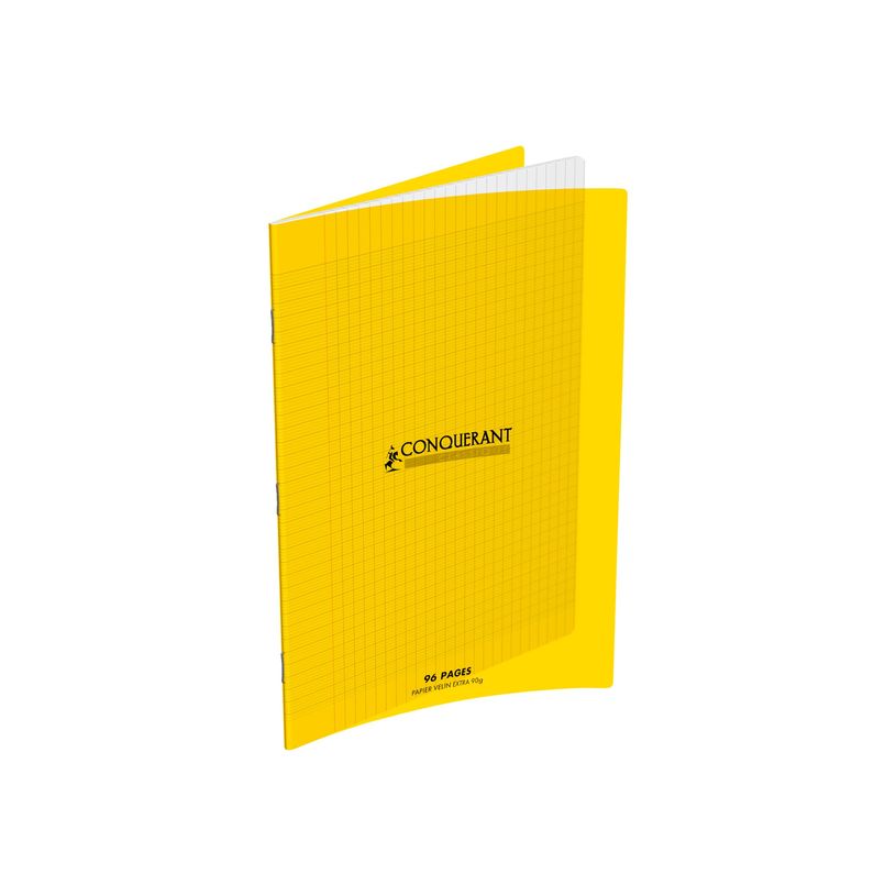 3020120216928-Conquérant Classique - Cahier polypro 24 x 32 cm - 96 pages - grands carreaux (Seyes) - ja-P_79388753_1-0
