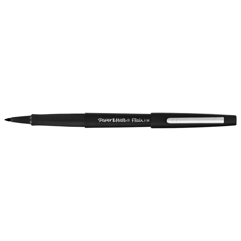 8008285310113-Paper Mate Flair Original - Pack de 12 feutres fins - pointe moyenne - noir-P_79392214_3-1