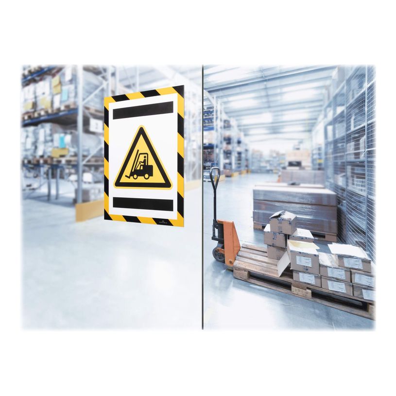4005546406541-Durable Duraframe Security - 2 Cadres d'affichage bicolore - A4 - jaune/noir (encadrement m-P_79395364_4-3