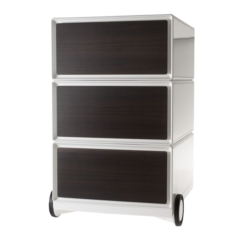 3660141935196-Caisson de bureau mobile EASYBOX - 3 tiroirs - Wengé-P_79397048_1-0