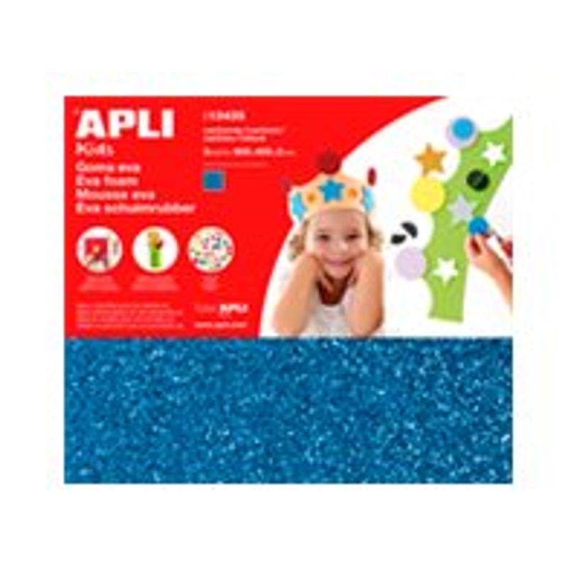 8410782131809-APLI kids - 1 feuille mousse - EVA - 60 x 40 x 0.2 cm - or pailleté-P_79398820_1-0