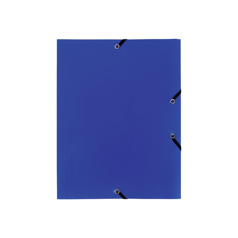 3130630559023-Exacompta - Chemise polypro à rabats - A4 - pour 150 feuilles - bleu opaque-P_79399556_1-0