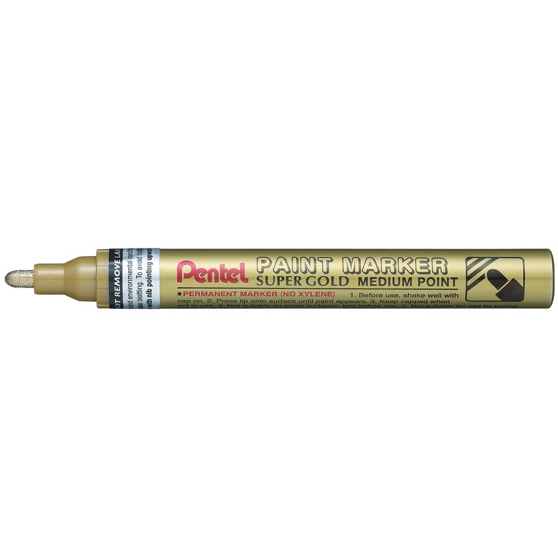 0884851016843-Pentel Paint Super - Marqueur permanent - pointe moyenne - or-P_79402852_1-0