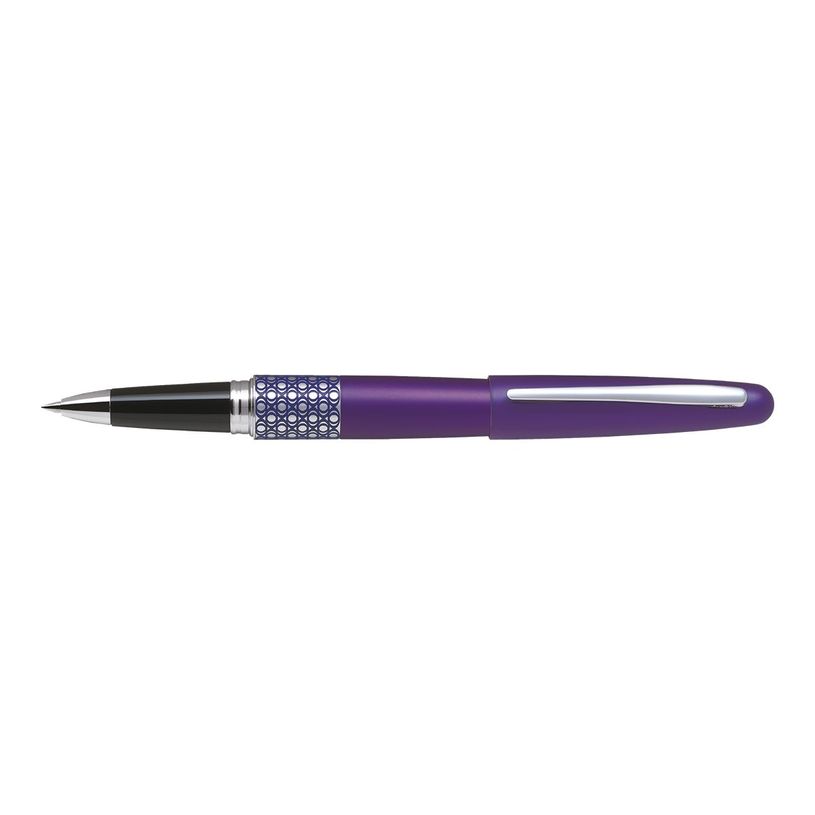4902505505577-Pilot Retro Pop - Roller violet / ellipses - pointe 0,7 mm-P_79403560_1-0