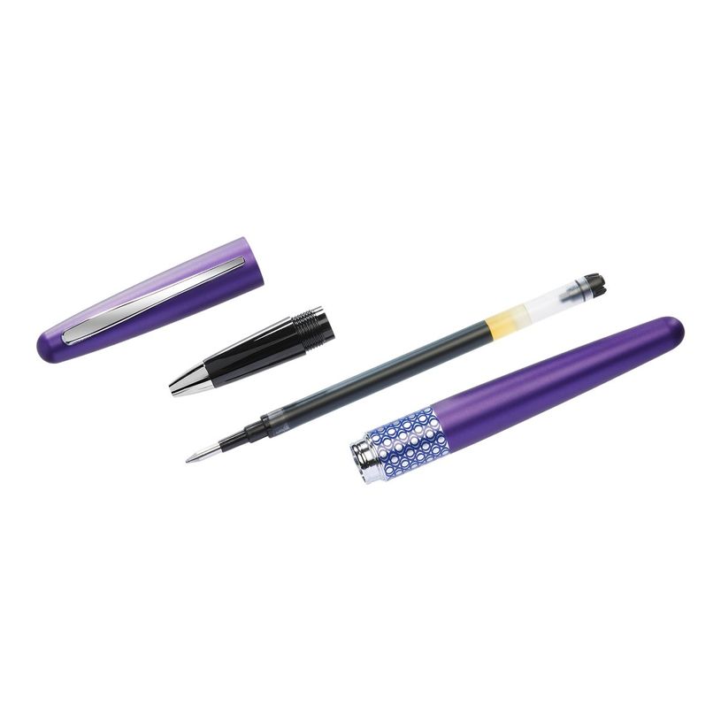 4902505505577-Pilot Retro Pop - Roller violet / ellipses - pointe 0,7 mm-P_79403560_2-1