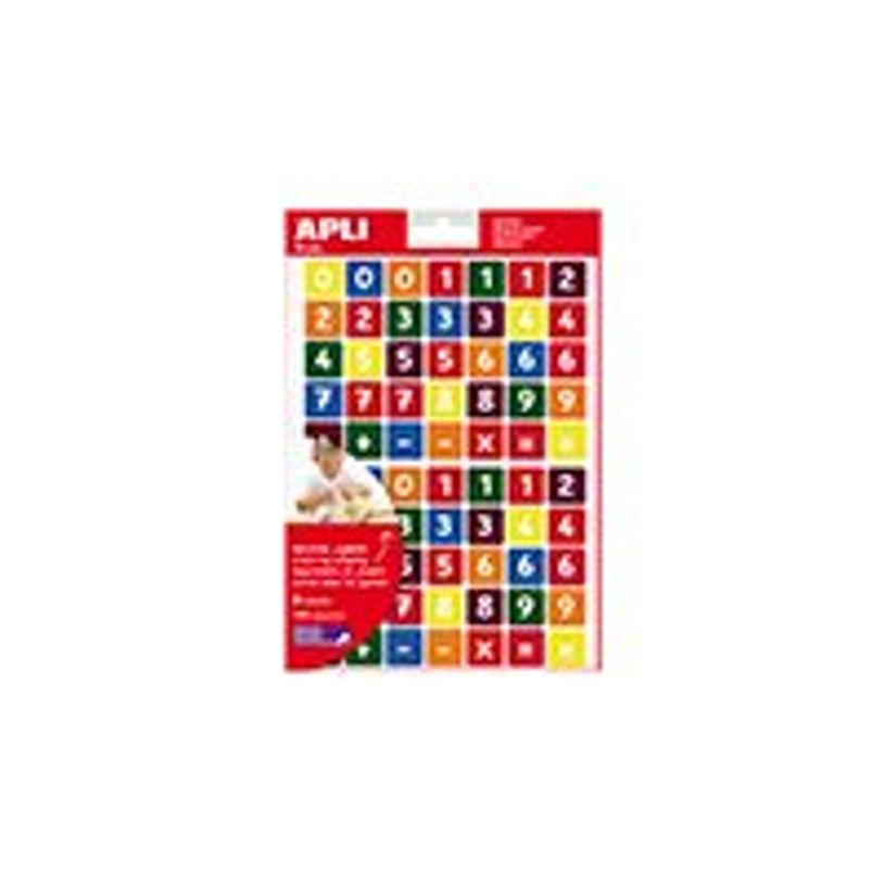8410782144816-Apli - 3 feuilles gommettes chiffres - coloris assortis-P_79405820_1-0
