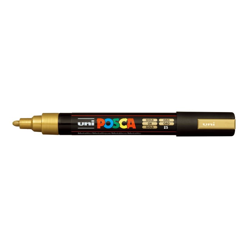 3296280033426-POSCA PC-5M - Pack de 4 marqueurs - noir, argent, blanc, or-P_79407590_1-8
