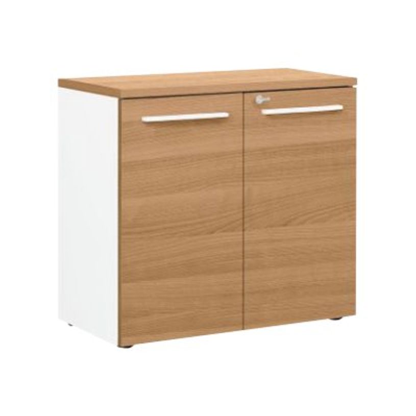 2012349338056-Rangement bas YES ! - L80 x H74 x P42 - 2 portes - Façade et dessus merisier-P_79409775_1-0