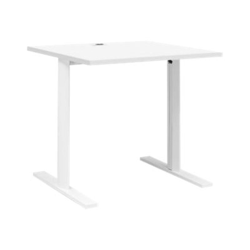 3483600713643-Bureau YES ! - 80 cm - Pieds métal fixes - Blanc-P_79409819_1-0