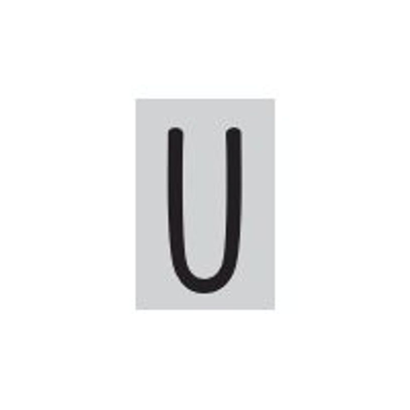 8711234003027-Pickup Déco Mila - Étiquette autocollante 60 mm - Lettre U - noir-P_79413319_1-0