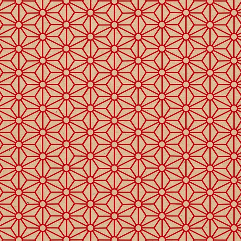 3329682238028-Clairefontaine - Papier cadeau kraft - 70 cm x 50 m - 70 g/m² - motif losanges rouges-P_79415001_2-1