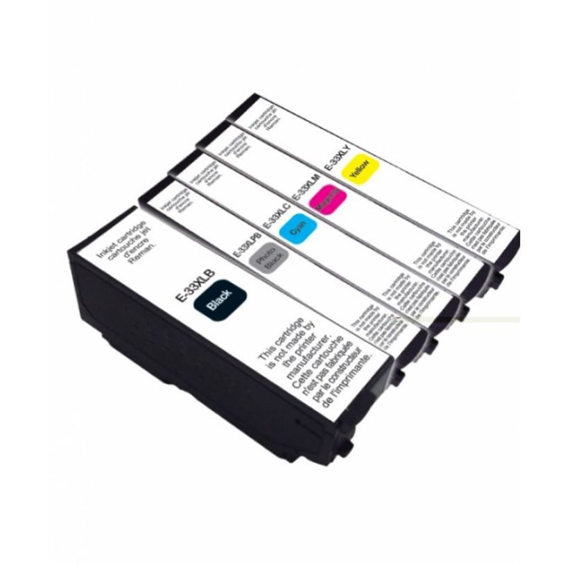 3584770896478-Cartouche compatible Epson 33XL Oranges - Pack de 5 - noir, noir photo, cyan, magenta, jaun-P_79416837_2-1
