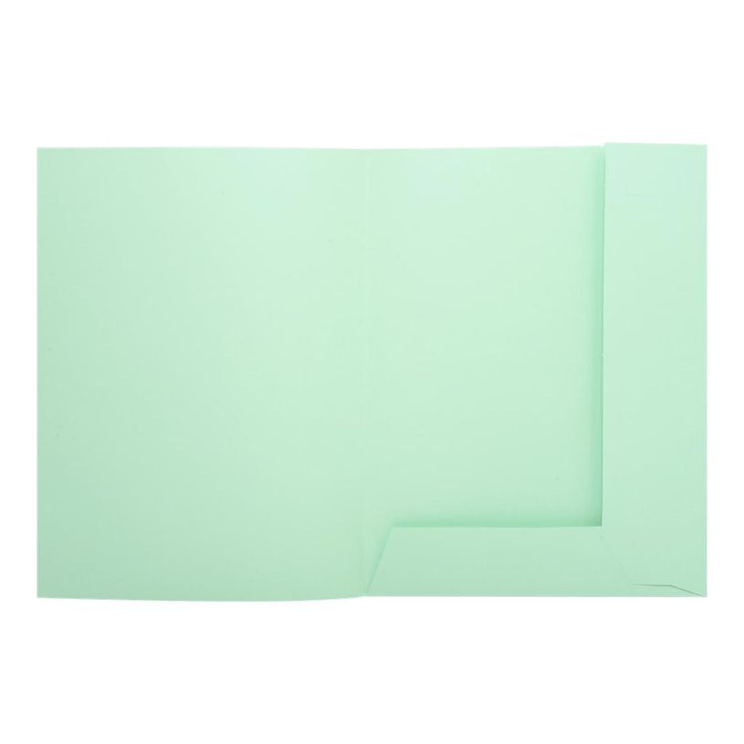 3130633320040-Exacompta Super 210 - 50 Chemises 2 rabats - 210 gr - vert pâle-P_79417638_2-1