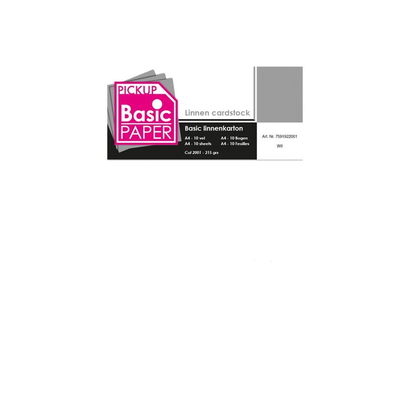 8715119760616-Pickup - Carton de lin - A4 (210 x 297 mm) - 215 g/m² - 10 feuilles - blanc-P_79417841_1-0