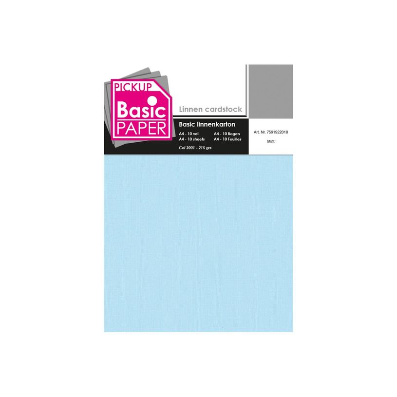 8715119760760-Pickup - Carton de lin - A4 (210 x 297 mm) - 215 g/m² - 10 feuilles - menthe-P_79417856_1-0