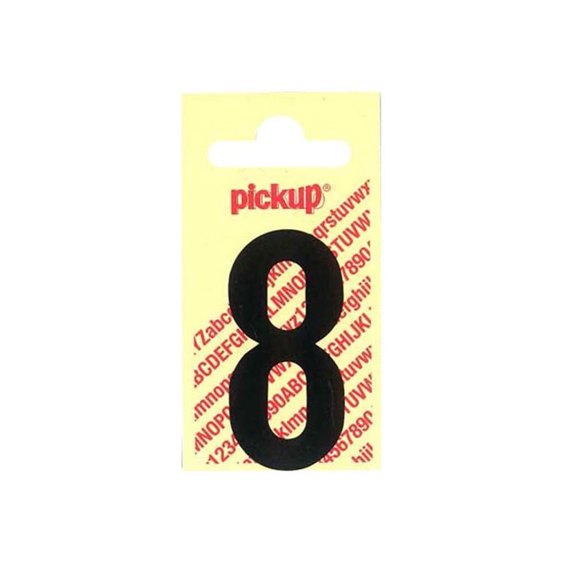 2012349362006-Pickup - Étiquette autocollante - 90 mm - Chiffre 8 - noir mat-P_79417999_1-0