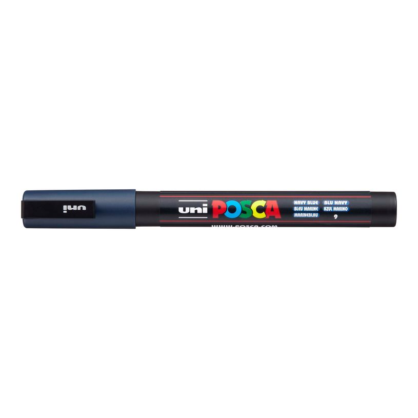 4902778202302-Posca - Marqueur peinture pointe fine - bleu marine-P_79418465_1-0